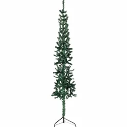 vidaXL - Halve Kunstkerstboom - Groen - 120 cm