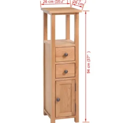 vidaXL - Hoekkast - Bruin - Hout