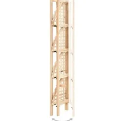 vidaXL - Hoekschap - Beige - Hout