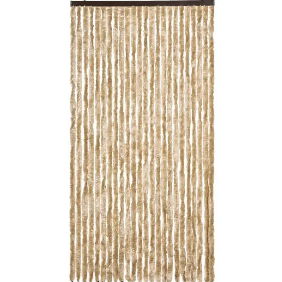 vidaXL - Insectengordijn - Beige - Polypropyleen - 100 x 220 cm