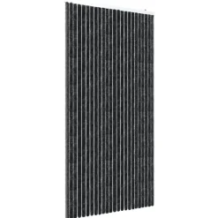 vidaXL - Insectengordijn - Antraciet - Polypropyleen - 100 x 220 cm