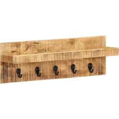 vidaXL - Kapstok - Bruin - Hout
