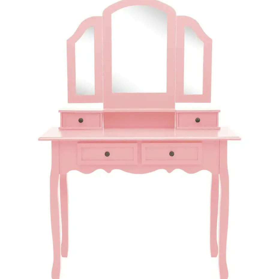 vidaXL - Kaptafel - Roze - Hout