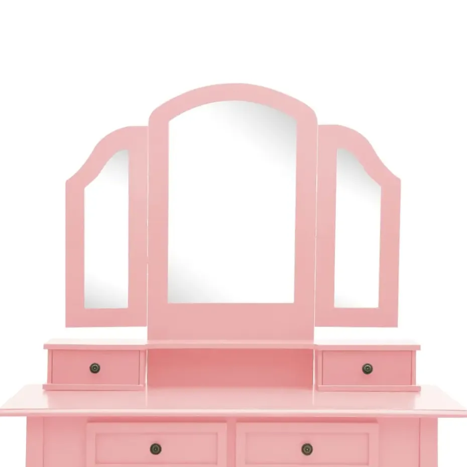 vidaXL - Kaptafel - Roze - Hout