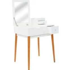 vidaXL - Kaptafel - Wit - MDF