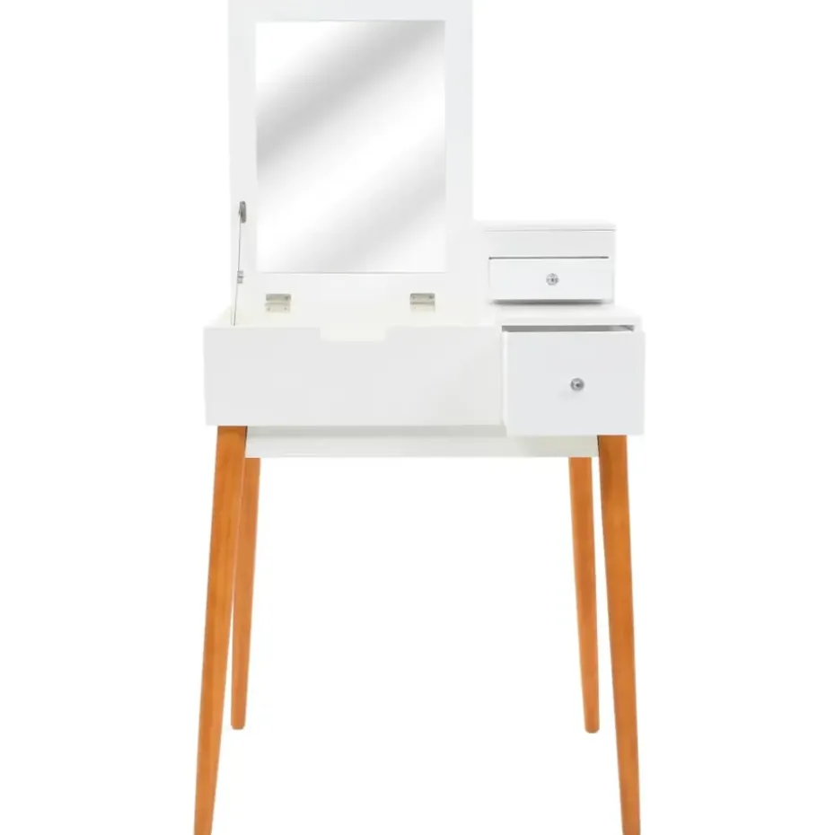 vidaXL - Kaptafel - Wit - MDF