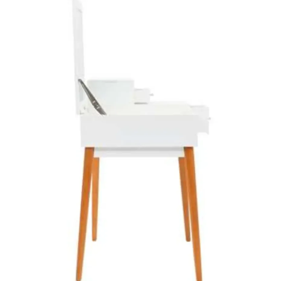 vidaXL - Kaptafel - Wit - MDF