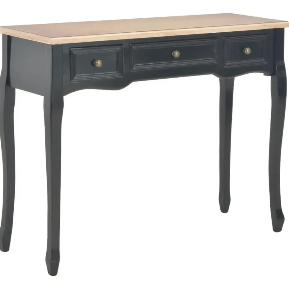 vidaXL - Kaptafel - Zwart - Hout