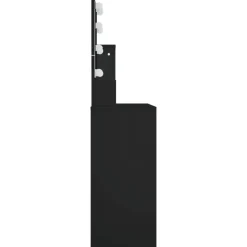 vidaXL - Kaptafel - Zwart - Bewerkt hout