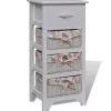 vidaXL - Kast - Wit - Hout - 35 x 27 x 73.5 cm