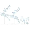 vidaXL - Kerst Rendier En Slee - Cold white