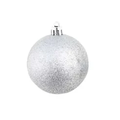 vidaXL - Kerstbal - Zilver - Kunststof - 100 stuks