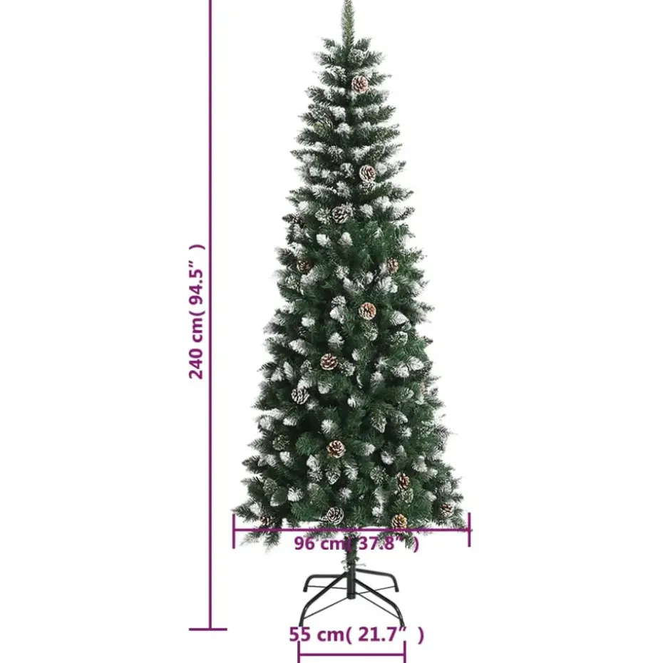vidaXL - Kerstboom - Groen - 240 cm