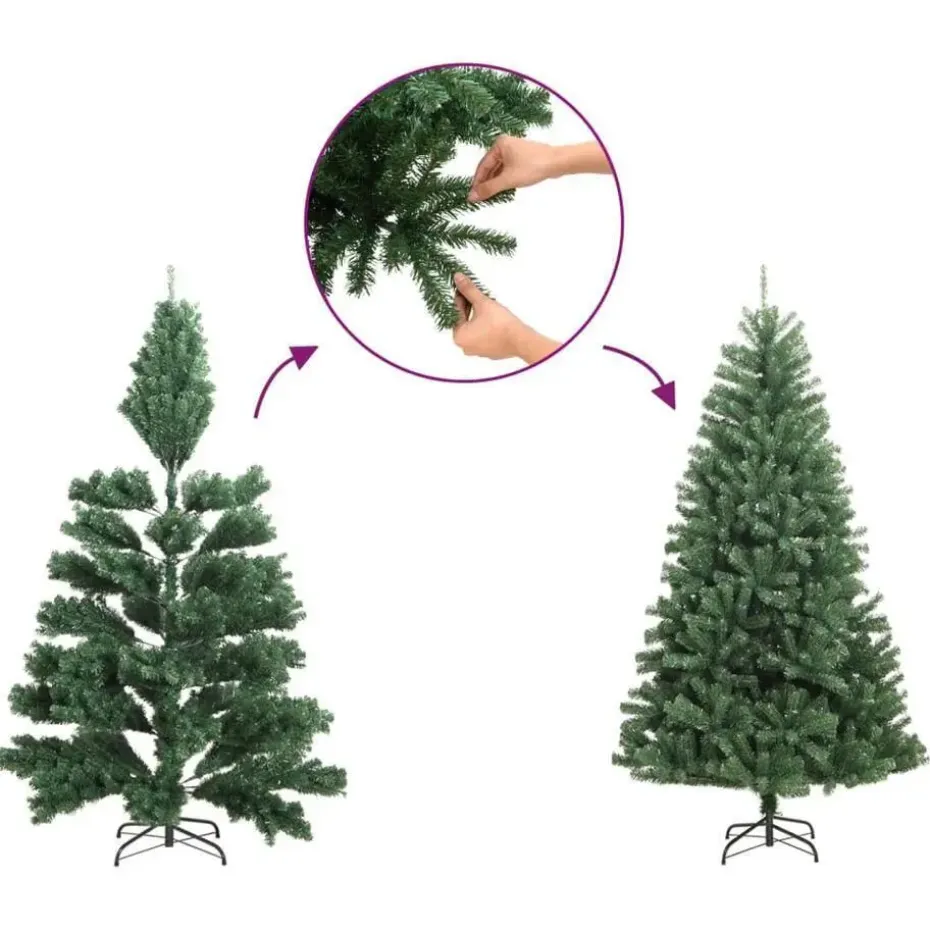 vidaXL - Kerstboom - Groen - 150 x 80 cm