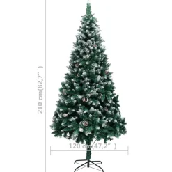 vidaXL - Kerstboom - Groen - 210 x 120 cm
