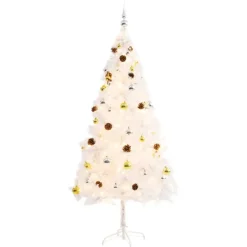 vidaXL - Kerstboom - Wit - 180 x 90 cm