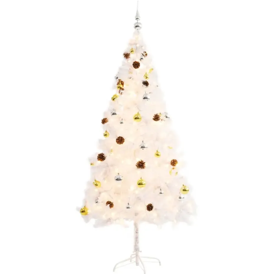 vidaXL - Kerstboom - Wit - 180 x 90 cm
