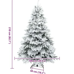 vidaXL - Kerstboom - Wit - PVC