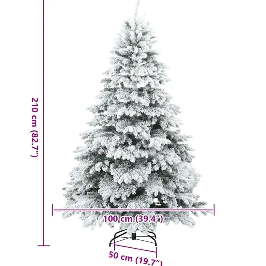 vidaXL - Kerstboom - Wit - PVC