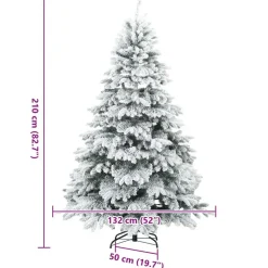vidaXL - Kerstboom - Wit - PVC