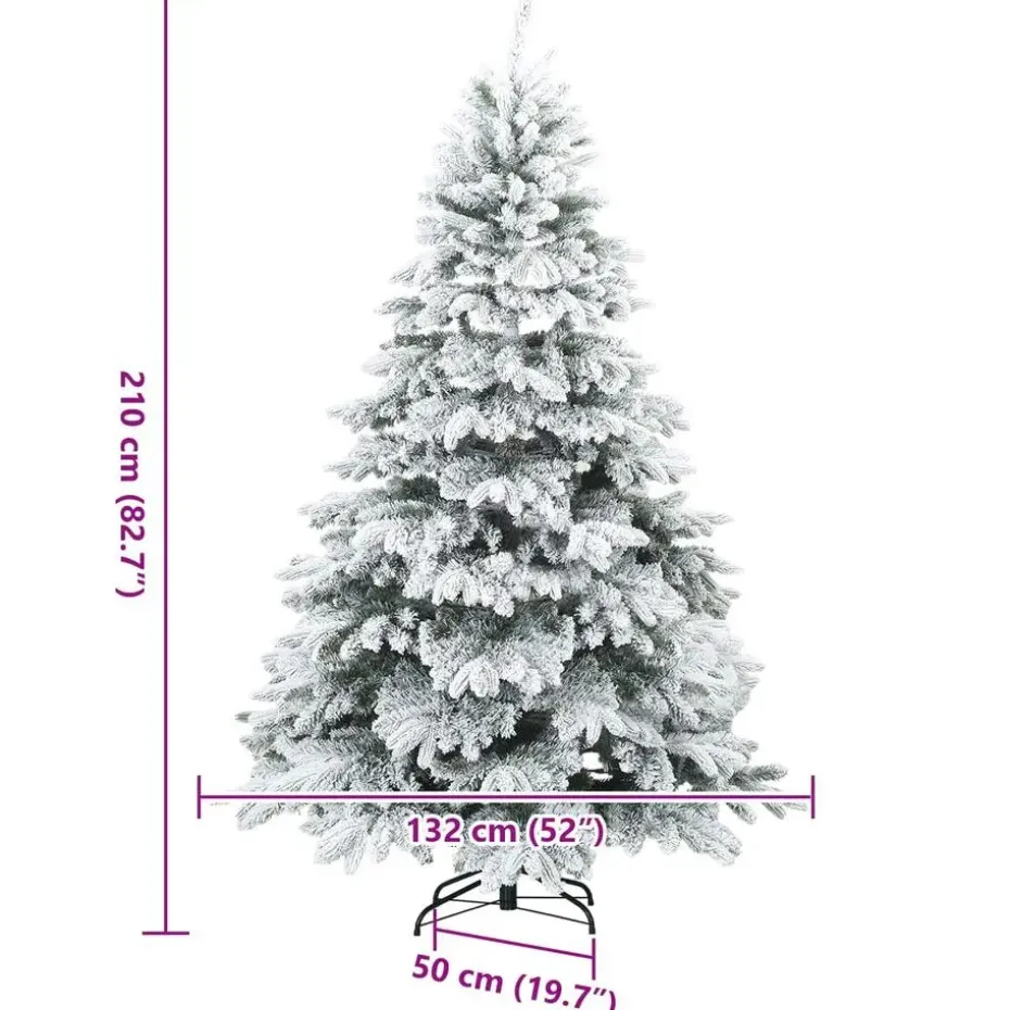 vidaXL - Kerstboom - Wit - PVC