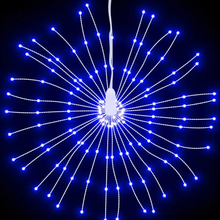 vidaXL - Kerstverlichting - Blue - 8 stuks