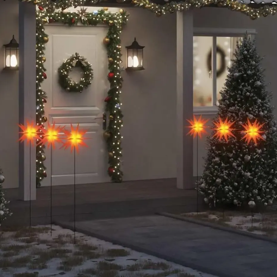 vidaXL - Kerstverlichting - Rood