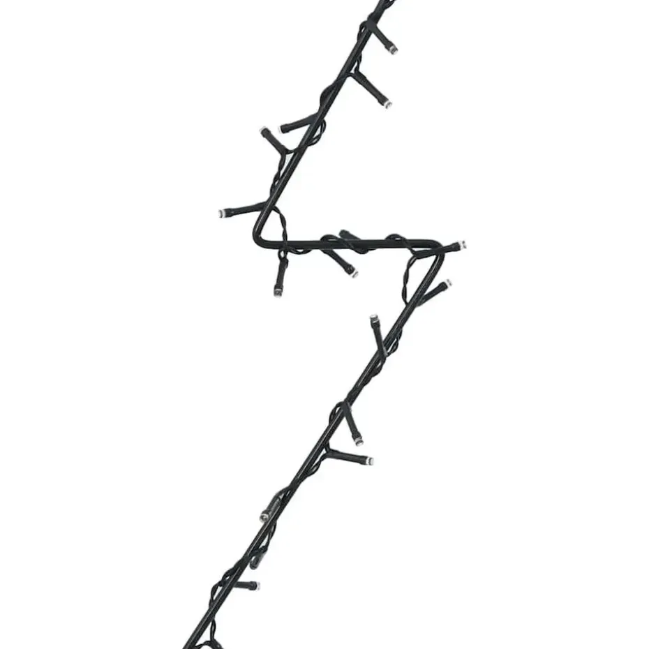 vidaXL - Kerstverlichting kerstboom silhouet 63x90 cm - Warmwit - Kunststof