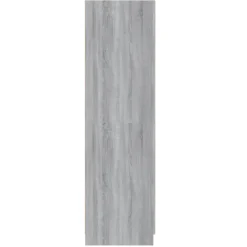 vidaXL - Kledingkast - Grijs - Bewerkt hout