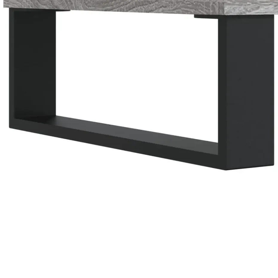 vidaXL - Kolomkast met 2 deuren - Grijs sonoma eiken - Hout - 30x30x190 cm