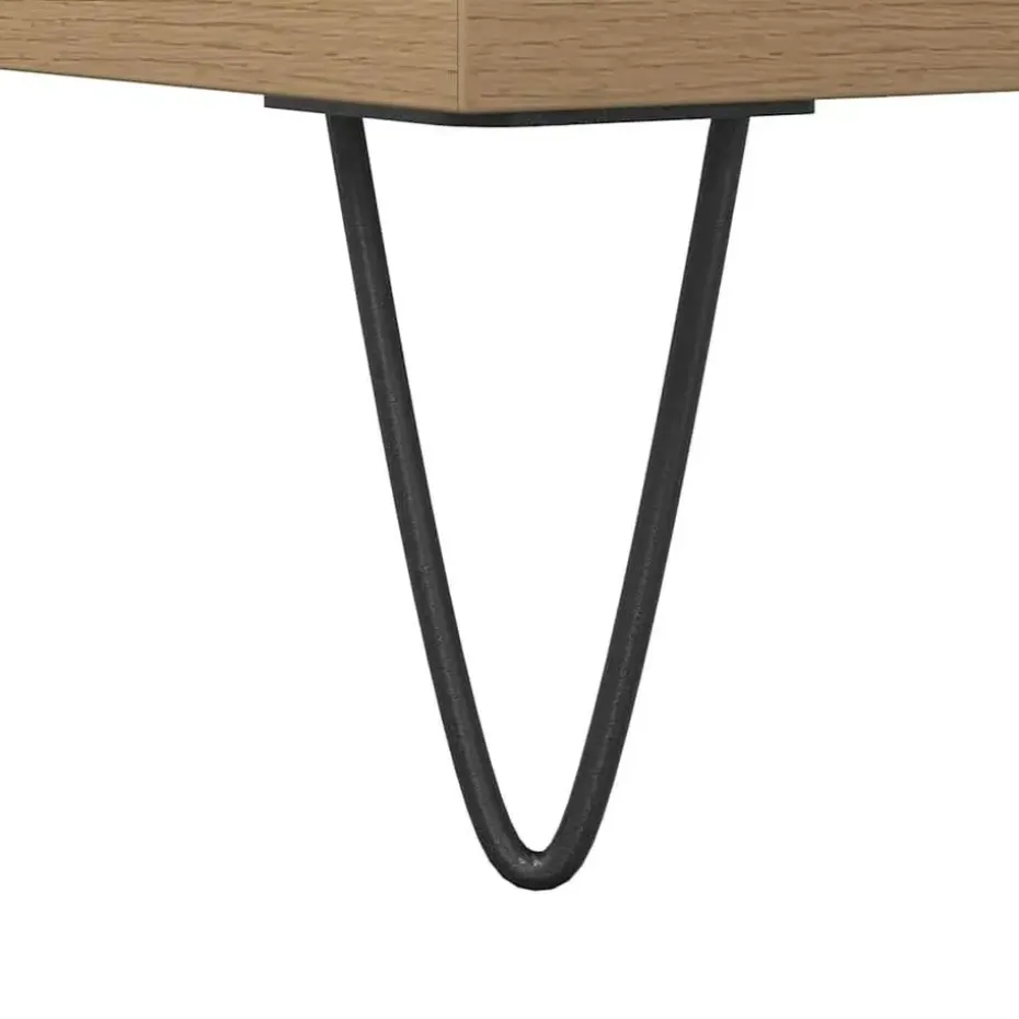 vidaXL - Kolomkast met 2 deuren 2 vakken - Artisan eiken - Hout - 30x30x190 cm