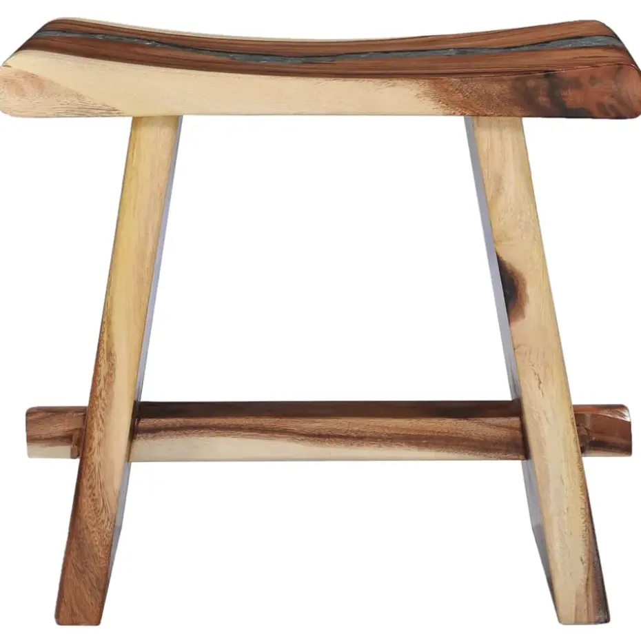 vidaXL - Kruk - Multikleur - Hout