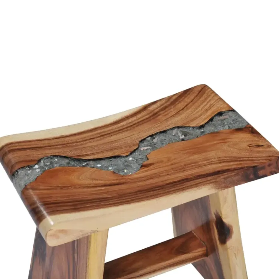vidaXL - Kruk - Multikleur - Hout