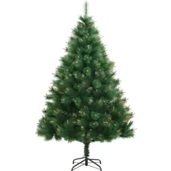 vidaXL - Kunstkerstboom - Groen - 210 cm