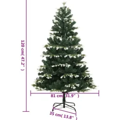 vidaXL - Kunstkerstboom - Groen - 120 cm