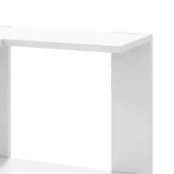 vidaXL - 3-laags Hoekboekenkast - Wit - Bewerkt hout - 50x50x102 cm
