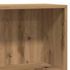 vidaXL - 2-laags kleine Boekenkast - Artisanaal eiken - Hout - 60x24x76 cm