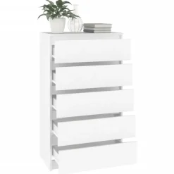 vidaXL - Ladekast - Wit - Bewerkt hout