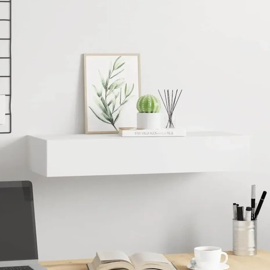 vidaXL - Ladeschap - Wit - MDF