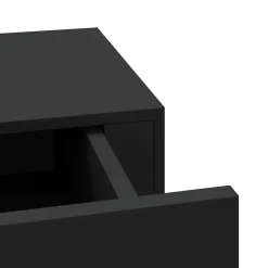 vidaXL - Ladeschap - Zwart - MDF