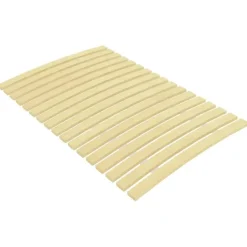 vidaXL - Lattenbodem met 17 latten - Bruin - Hout - 80 x 200 cm