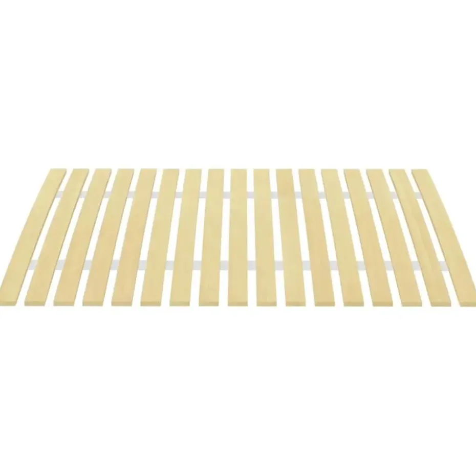 vidaXL - Lattenbodem met 17 latten - Bruin - Hout - 80 x 200 cm