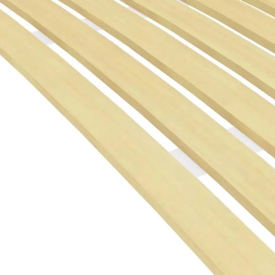 vidaXL - Lattenbodem met 17 latten - Bruin - Hout - 80 x 200 cm