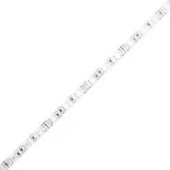 vidaXL - LED eenpersoonsbed met hoofdbord - Sonoma eiken - 90x200 cm