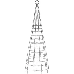 vidaXL - Led-kerstboom - Multikleur - 300 cm