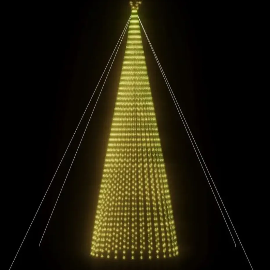 vidaXL - Led-kerstboom - Warmwit - 500 cm