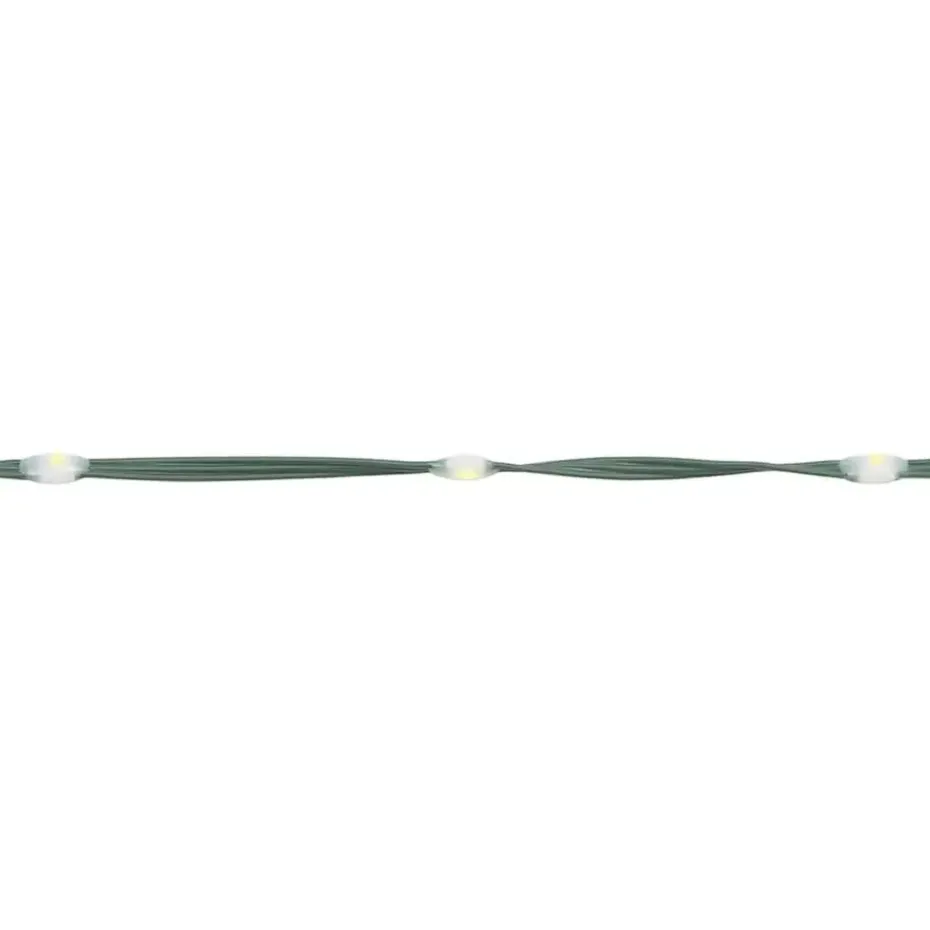 vidaXL - LED-kerstboom met spikes 1534 LEDs 166,5x500 cm - Warmwit - Koper