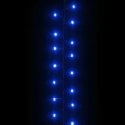vidaXL - Led-slinger - Blue and dark green - 25 m