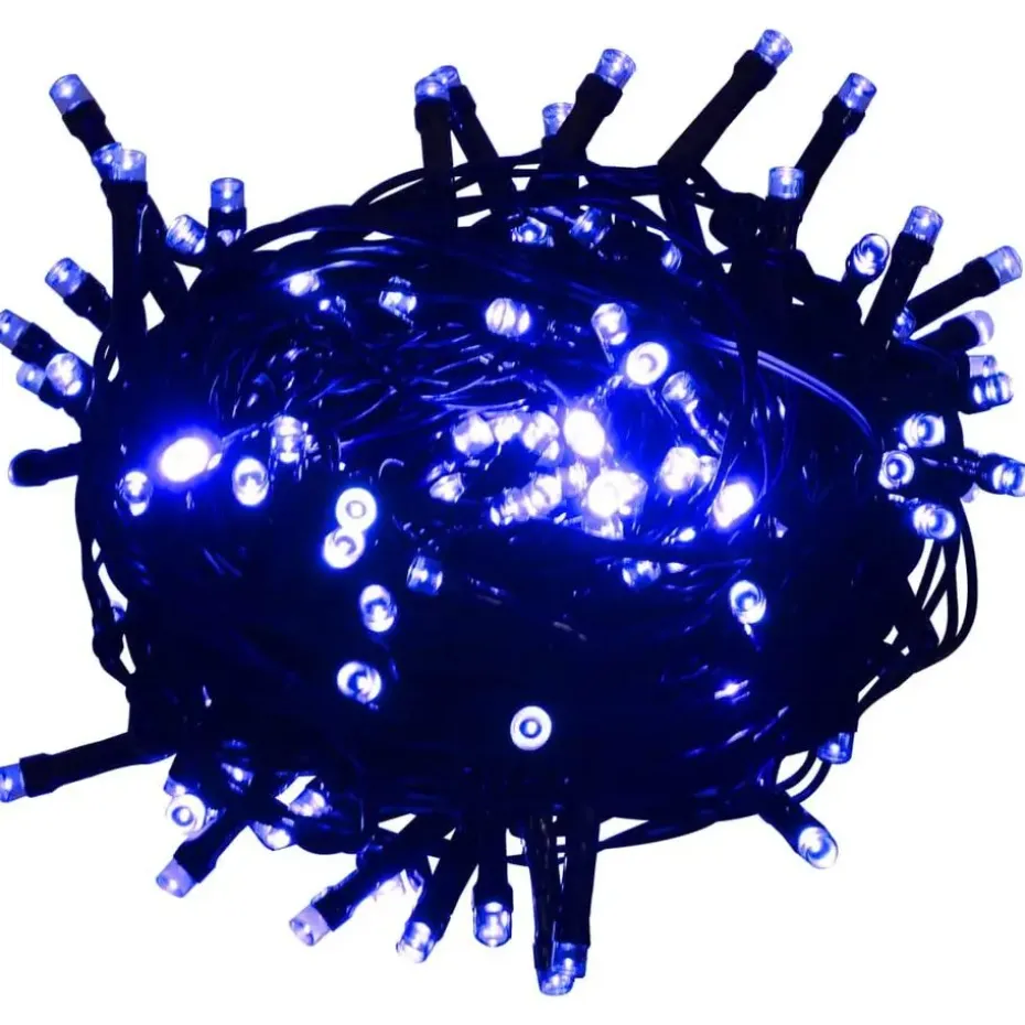 vidaXL - Led-slinger - Blue - 15 m