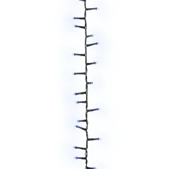 vidaXL - Led-slinger - Blue and dark green - 13 m